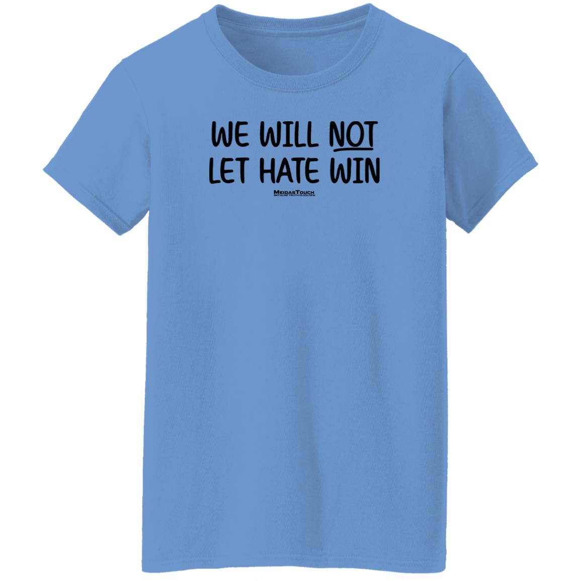 Meidas Touch Merch We Will Not Let Hate Win Shirt McMorrow Meidas Touch Merch We Will Not Let Hate Win Shirt McMorrow