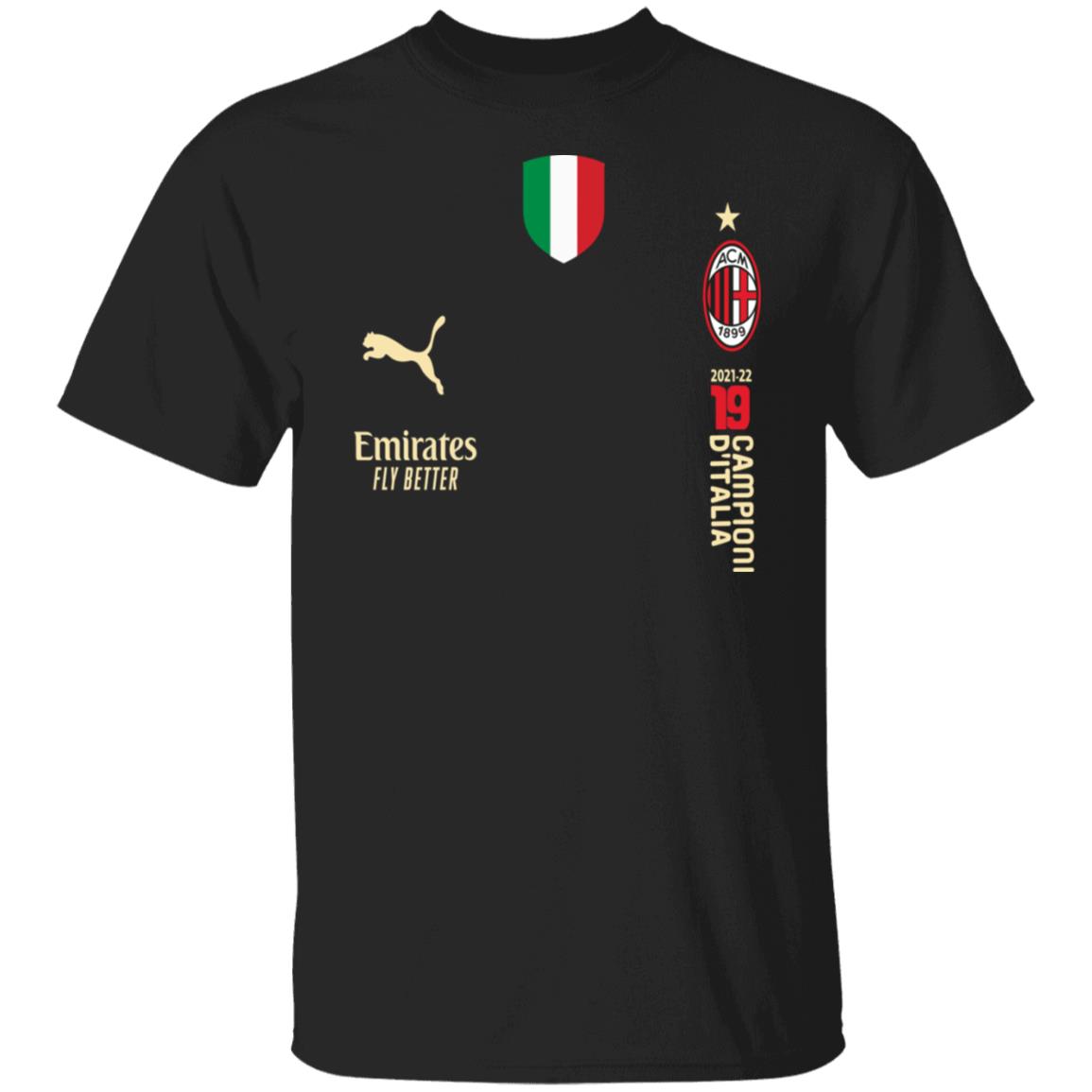 19 Campioni D'Italia Shirt AC Milan Store Fikayo Tomori 19 Campioni D'Italia Shirt AC Milan Store Fikayo Tomori