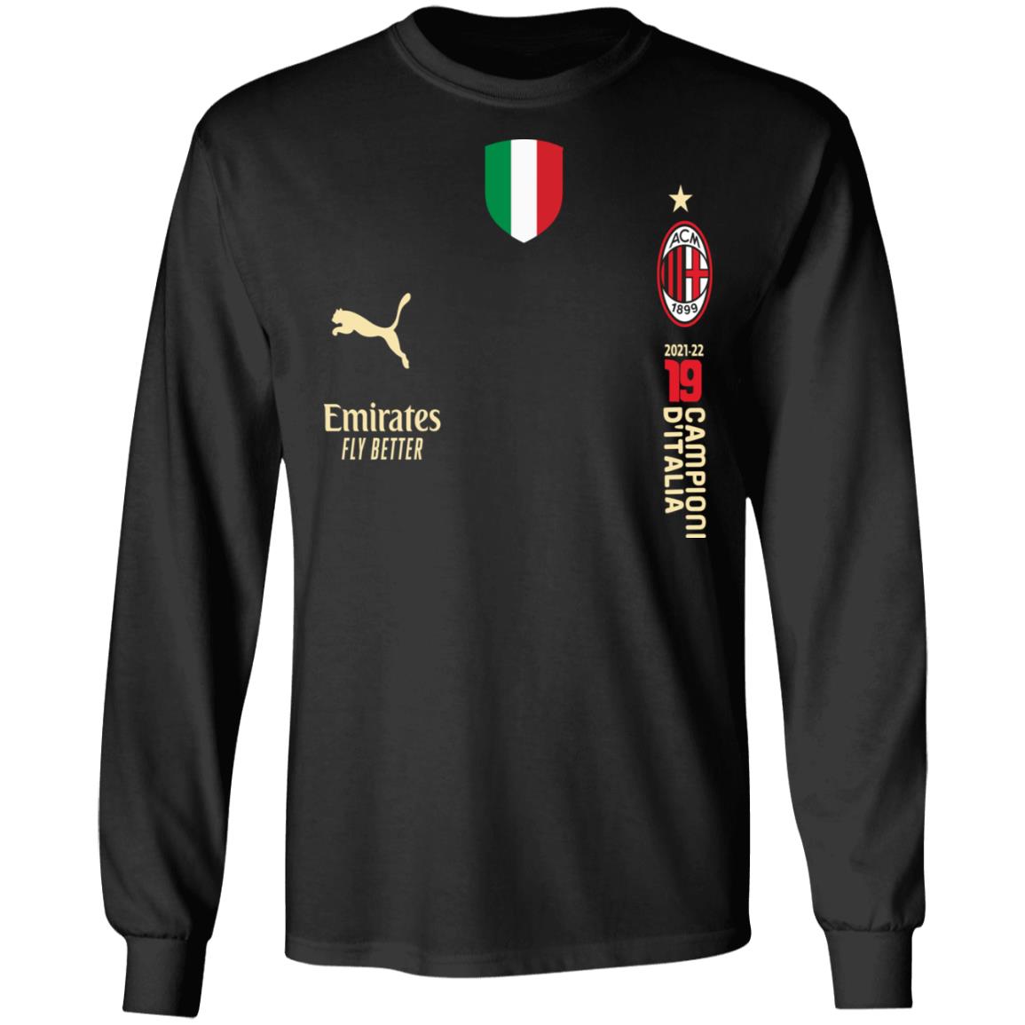19 Campioni D'Italia Shirt AC Milan Store Fikayo Tomori 19 Campioni D'Italia Shirt AC Milan Store Fikayo Tomori
