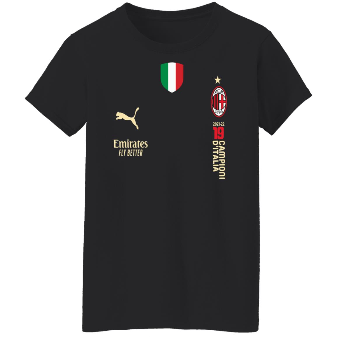 19 Campioni D'Italia Shirt AC Milan Store Fikayo Tomori 19 Campioni D'Italia Shirt AC Milan Store Fikayo Tomori