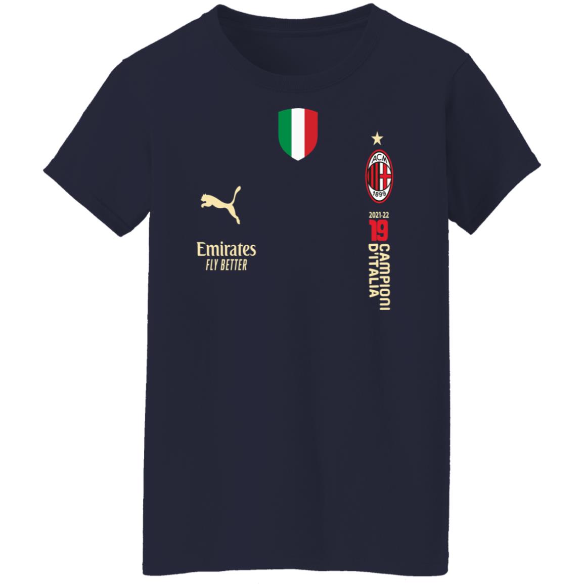 19 Campioni D'Italia Shirt AC Milan Store Fikayo Tomori 19 Campioni D'Italia Shirt AC Milan Store Fikayo Tomori
