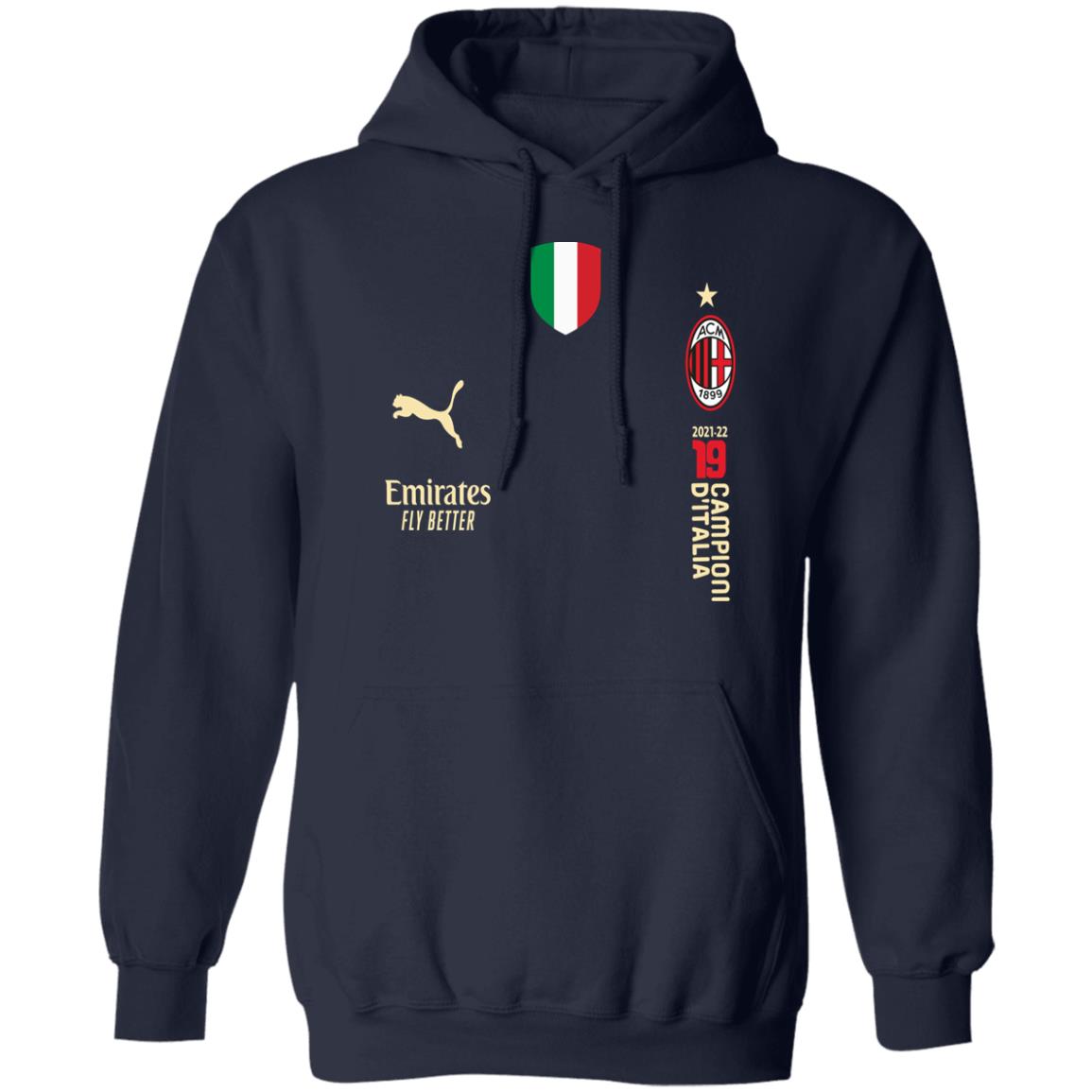 19 Campioni D'Italia Shirt AC Milan Store Fikayo Tomori 19 Campioni D'Italia Shirt AC Milan Store Fikayo Tomori