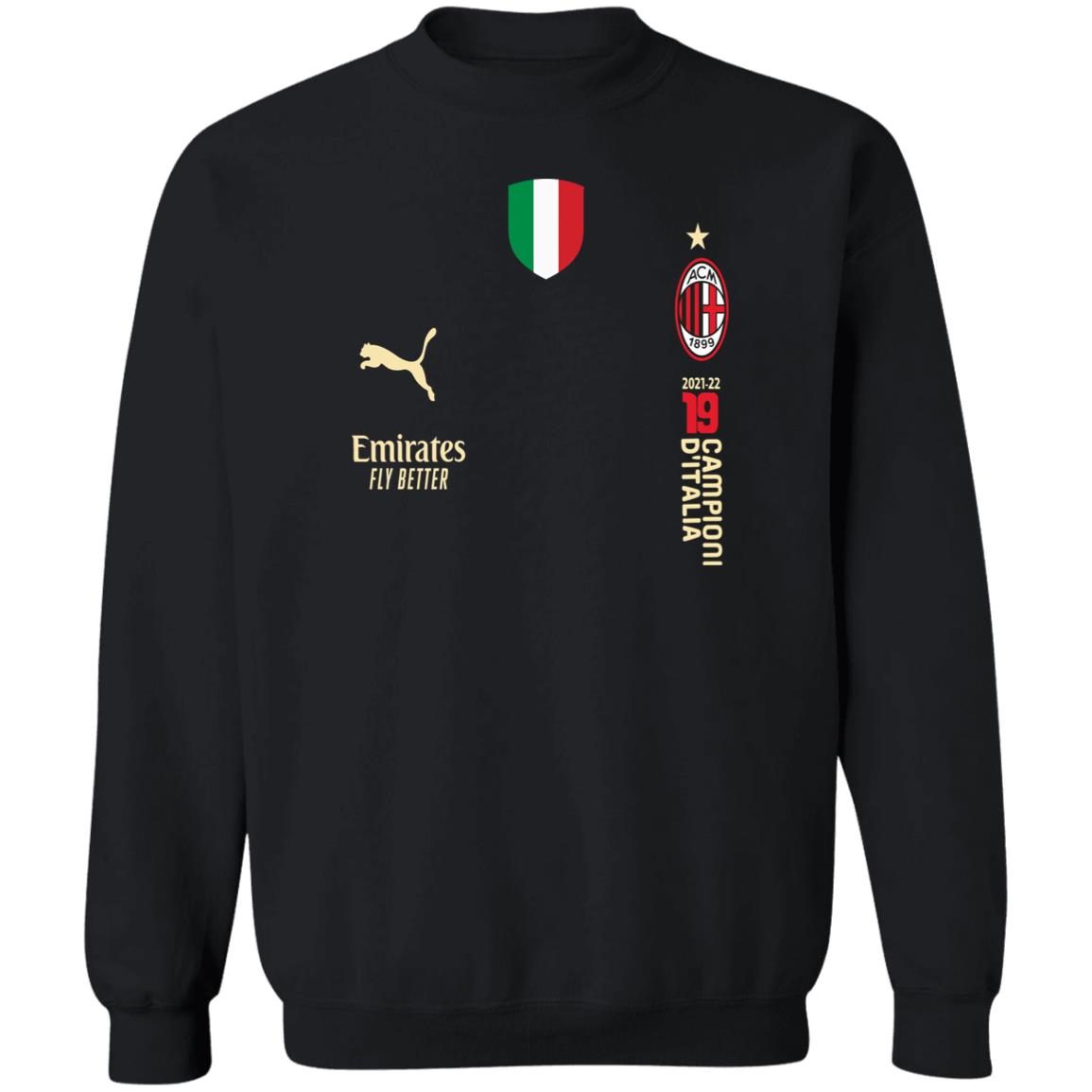 19 Campioni D'Italia Shirt AC Milan Store Fikayo Tomori 19 Campioni D'Italia Shirt AC Milan Store Fikayo Tomori